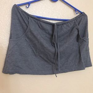 Gray skirt